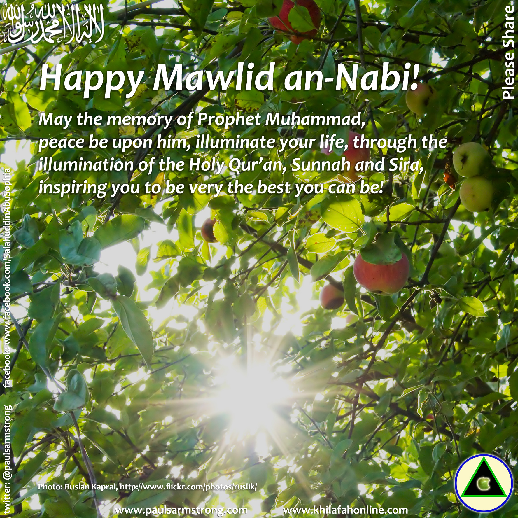 Happy Mawlid an Nabi 1435 (2014) – Paul Salahuddin Armstrong