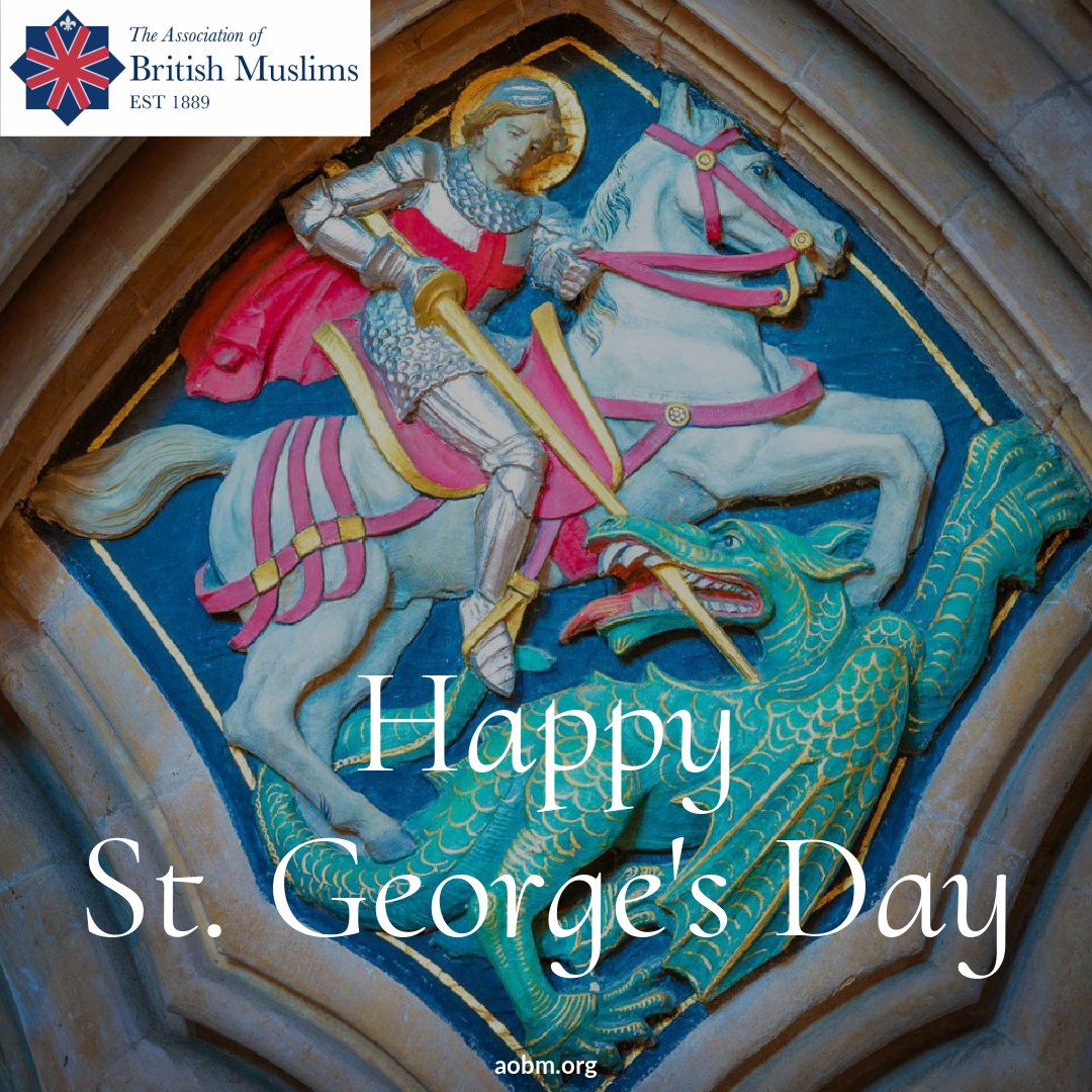 Happy St. George's Day 🏴󠁧󠁢󠁥󠁮󠁧󠁿 – Paul Salahuddin Armstrong